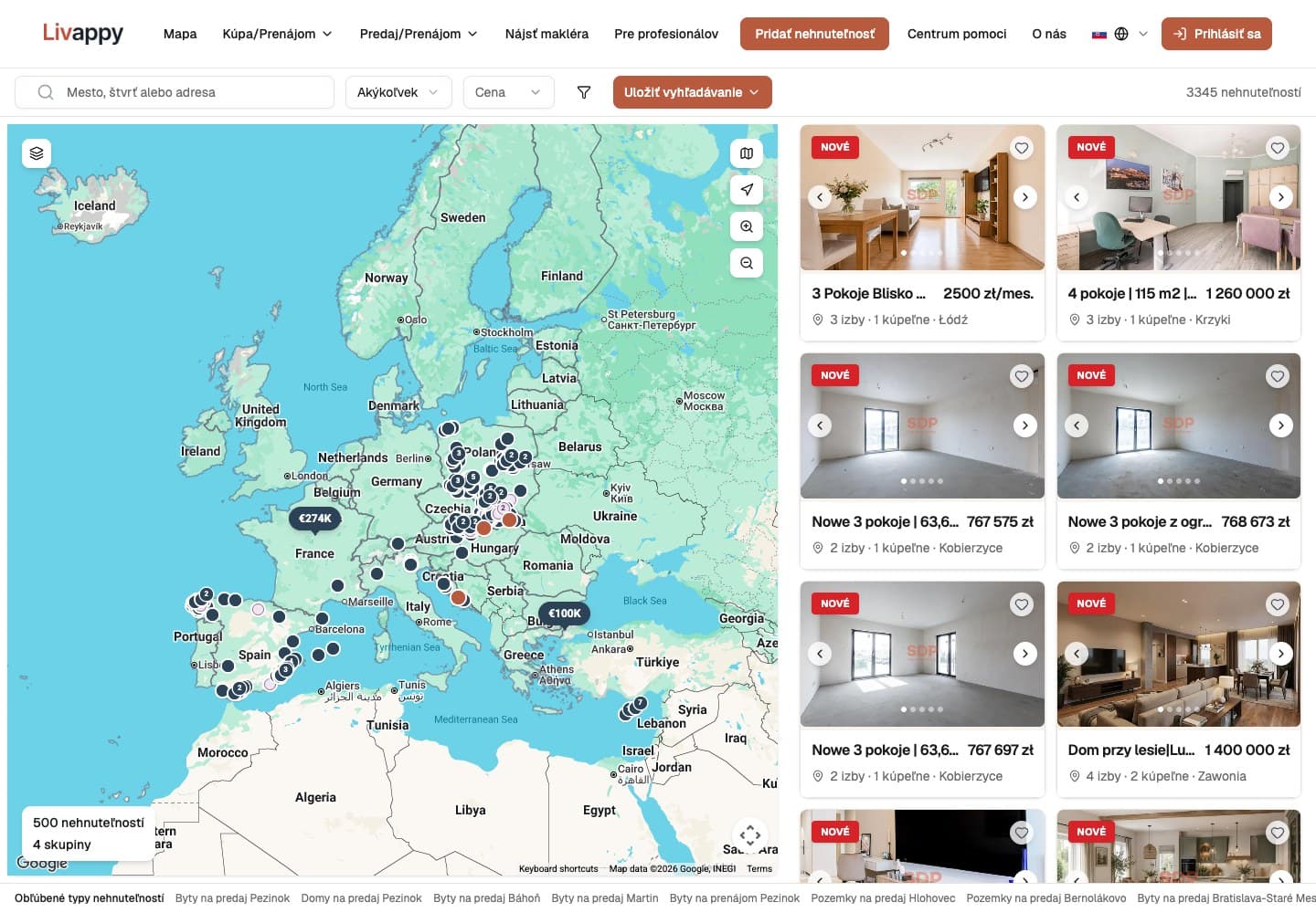 Livappy — ukážka projektu